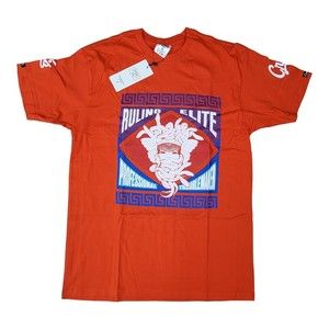 Crooks & Castles T Shirt Medium Size / Short Sleeve / Orange Color/ Graphic Tee